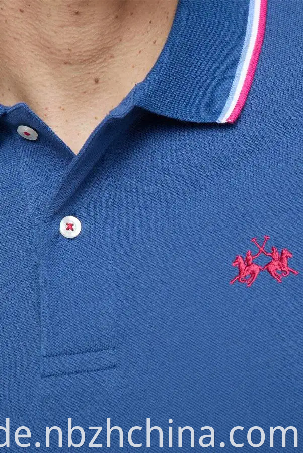 Classic Embroidery Short Sleeve Polo